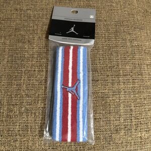 Vintage 2.5W Nike Michael Jordan‎ Jumpman Sweat Headband Blue, Red & White - NEW